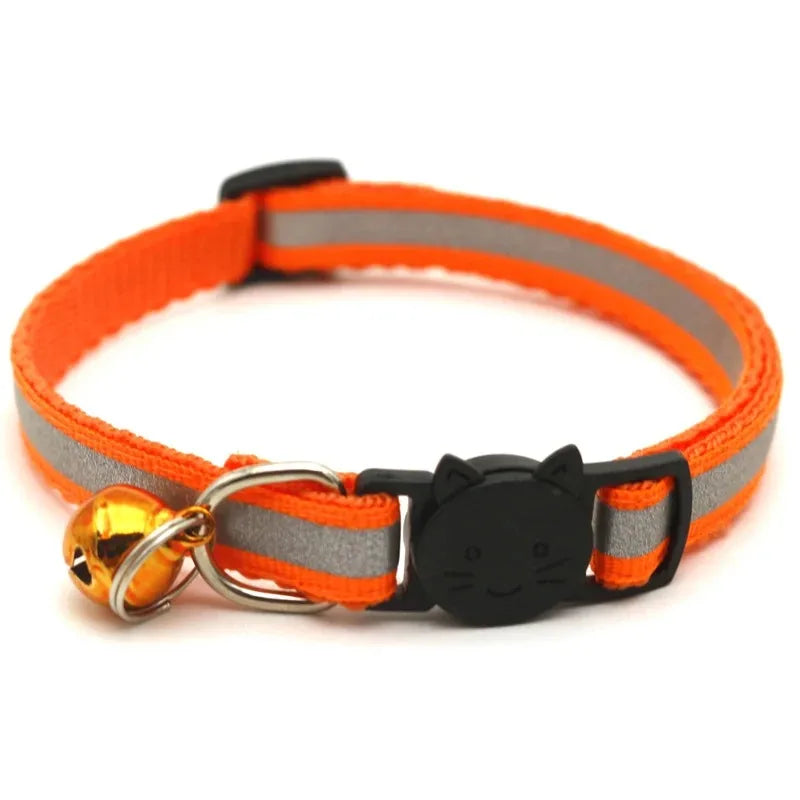 10Pcs Wholesale Collars With Bell Adjustable Necklace