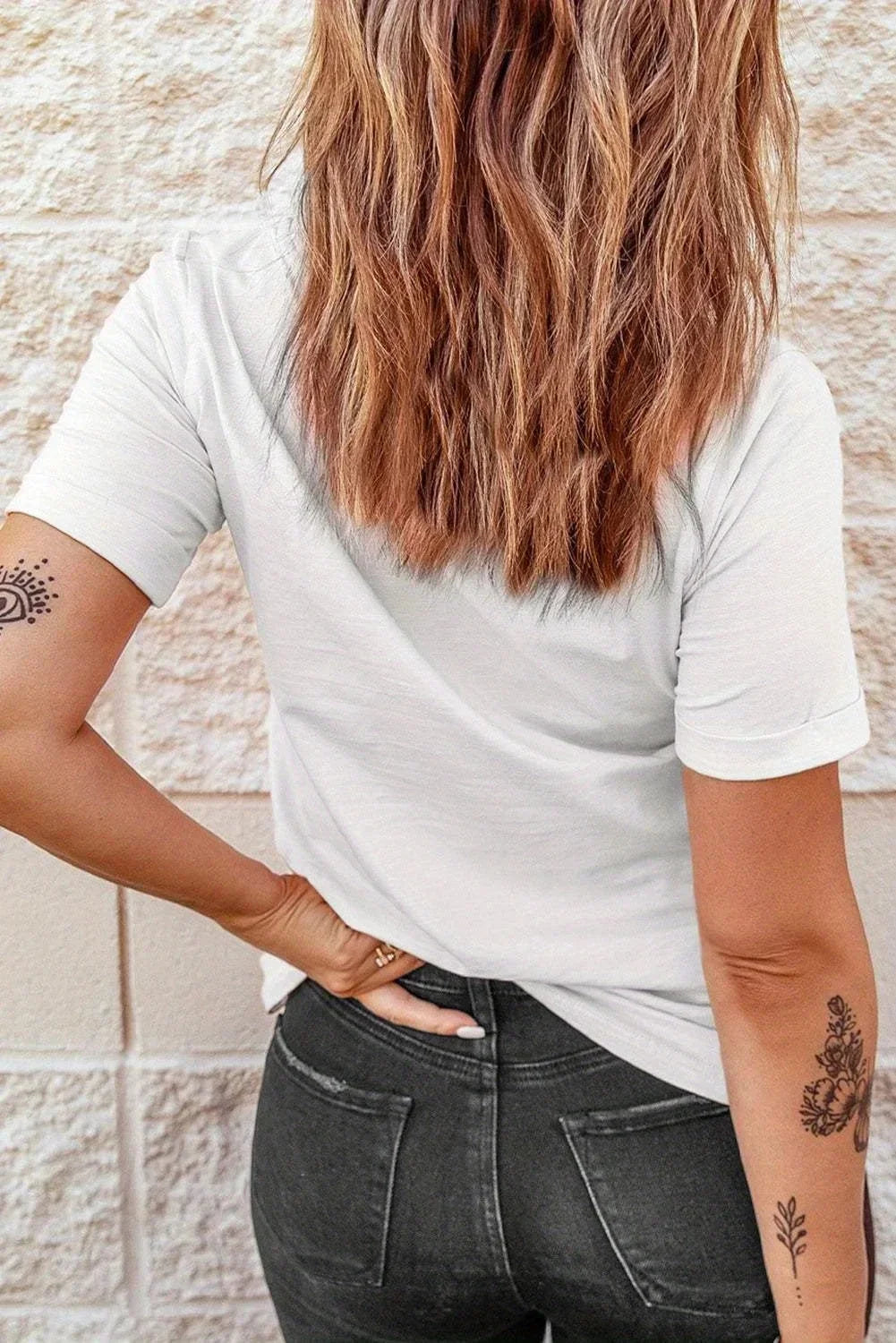 Women Dog Paw Print T-Shirt