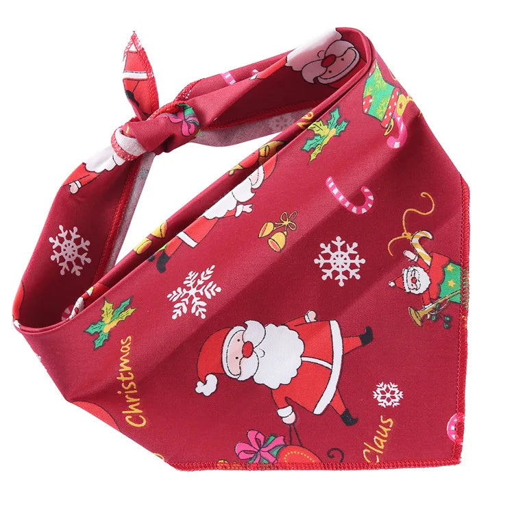 Cute Print Bandana with Collar