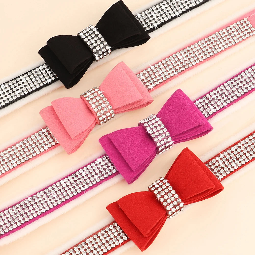 Cute Bowknot Dog Collar