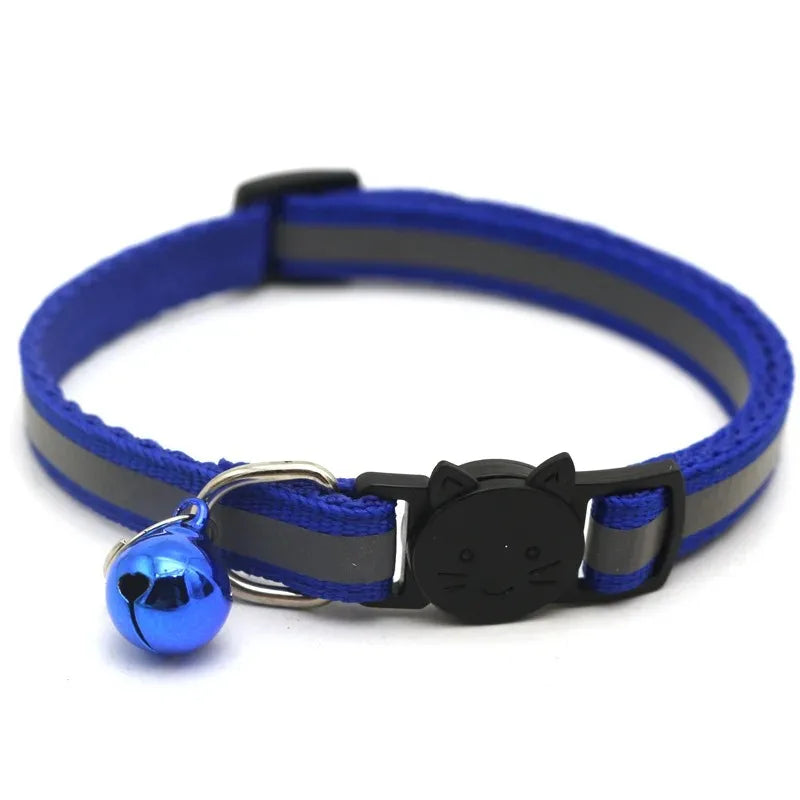 10Pcs Wholesale Collars With Bell Adjustable Necklace