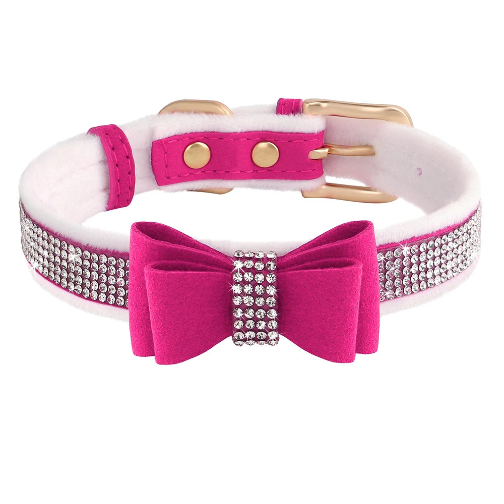 Cute Bowknot Dog Collar
