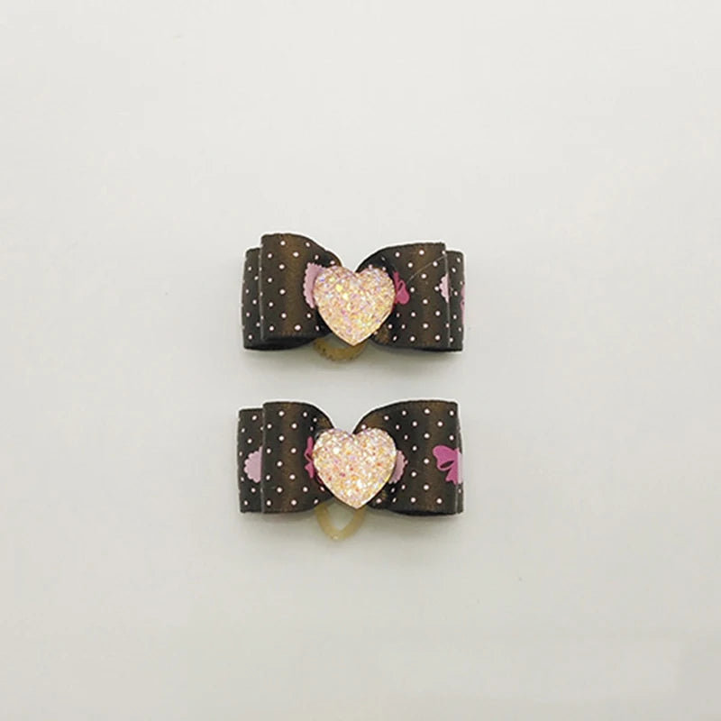 2PCS Dog Hair Bows