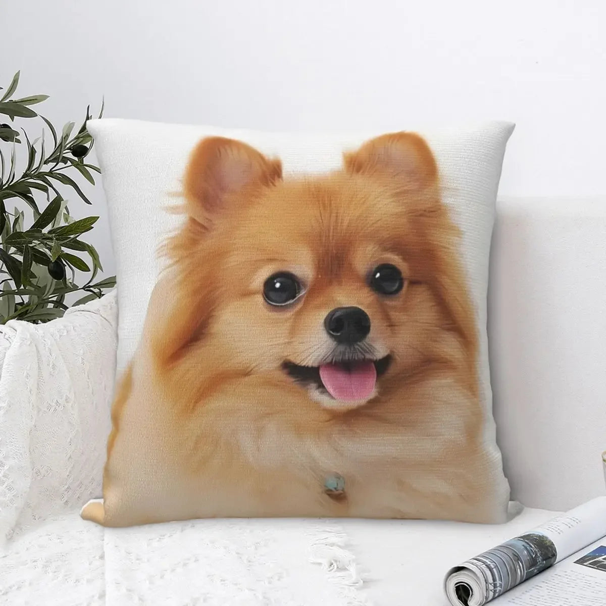 Dog Graphic Cushion Pillow Case