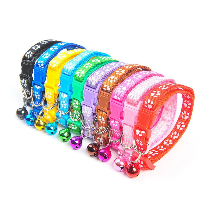 Personalized Designer Dog Collars with Bell