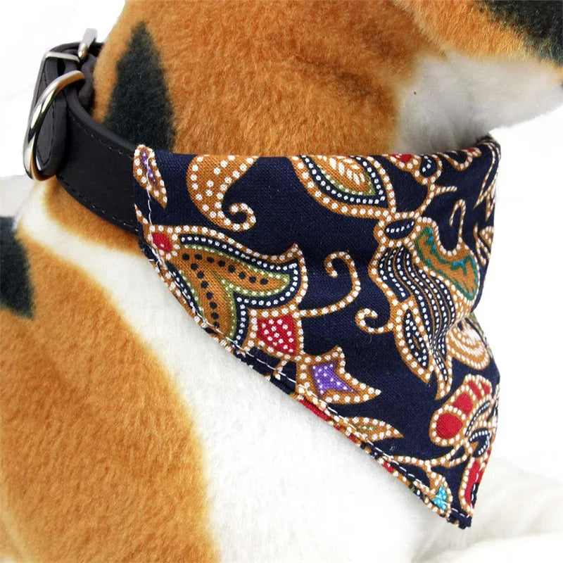 Personalized Dog Collar with Tie