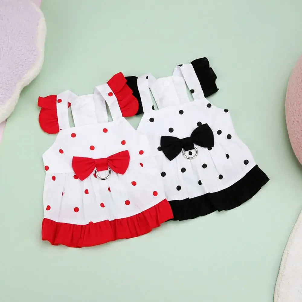 Pet Outfits Cute Dog Princess Dress Harness Breathable
