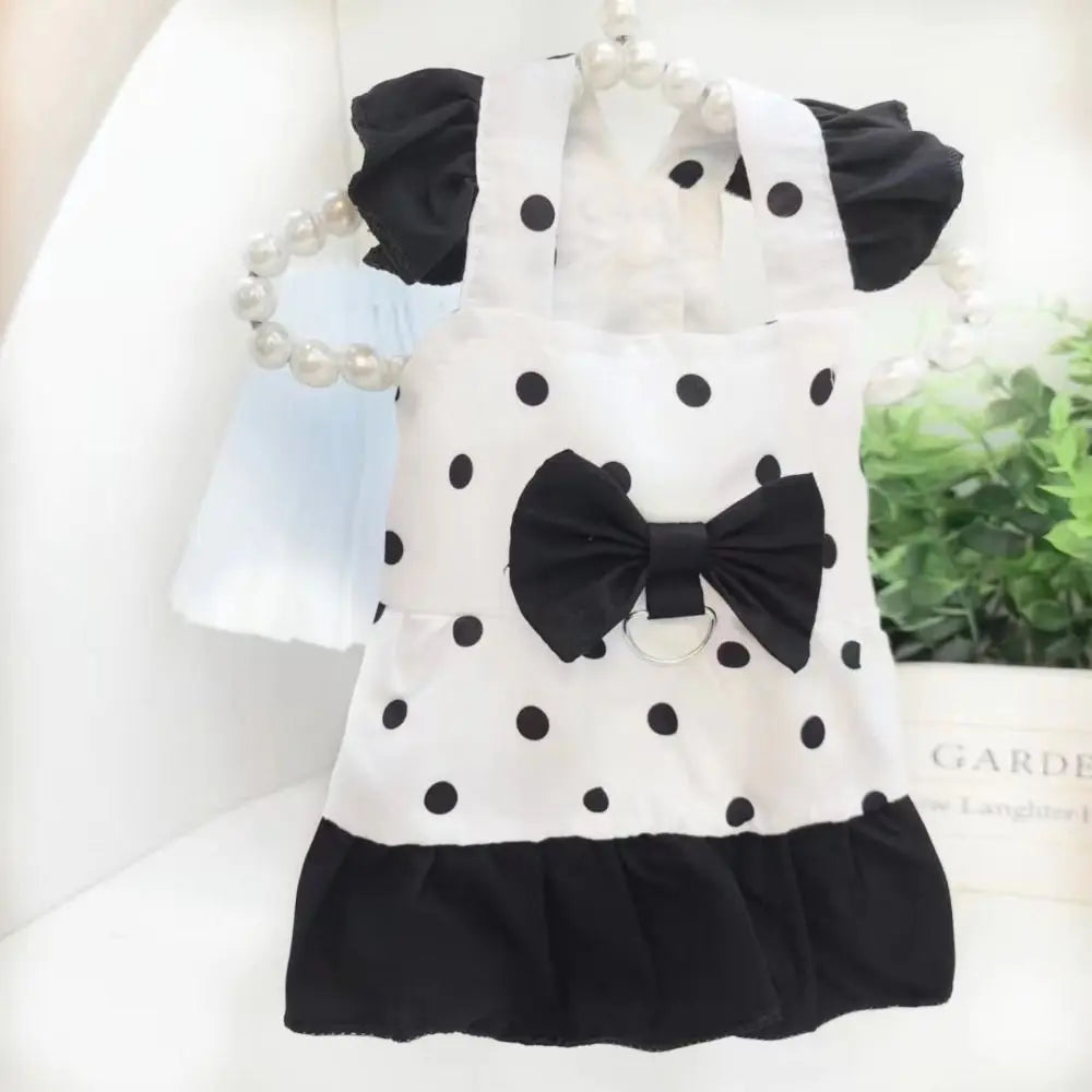 Pet Outfits Cute Dog Princess Dress Harness Breathable