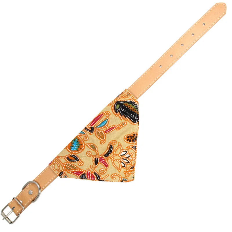 Personalized Dog Collar with Tie