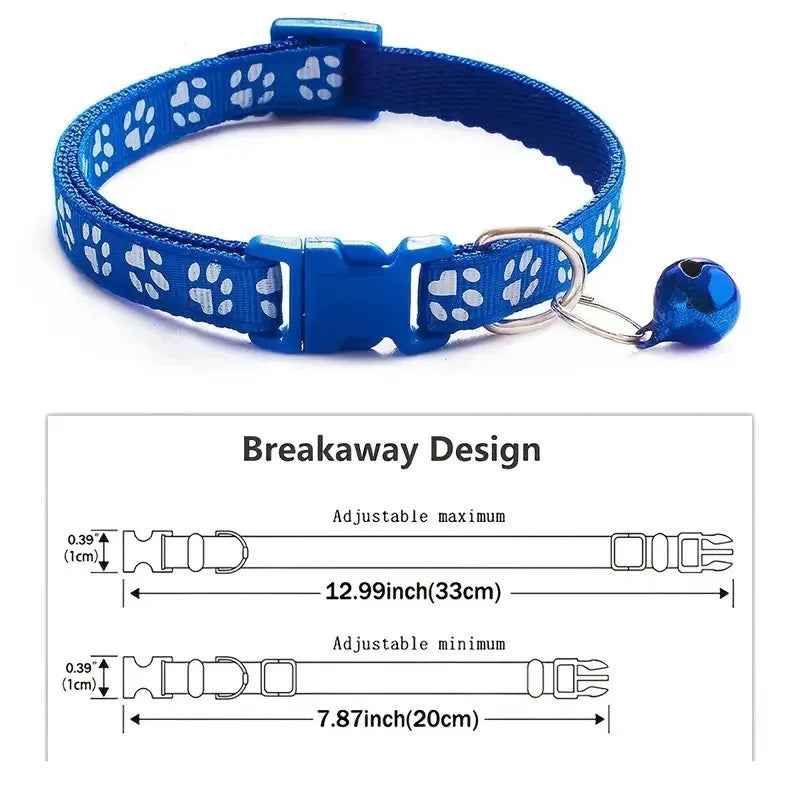 Personalized Designer Dog Collars with Bell