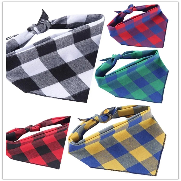 Cute Print Bandana with Collar