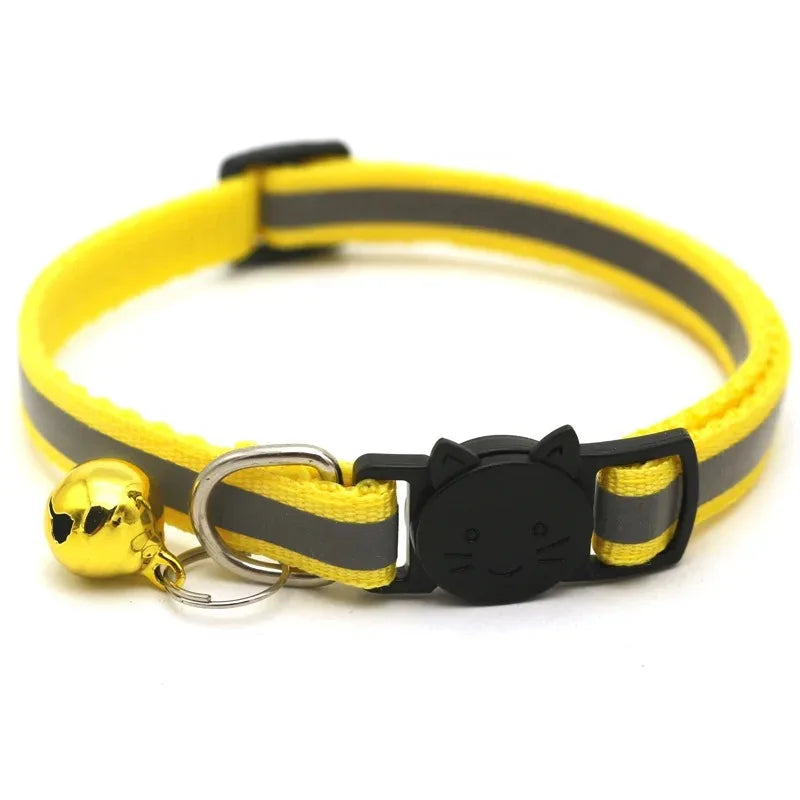 10Pcs Wholesale Collars With Bell Adjustable Necklace
