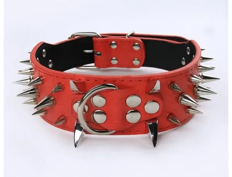 Domineering Spikes Dog Collars