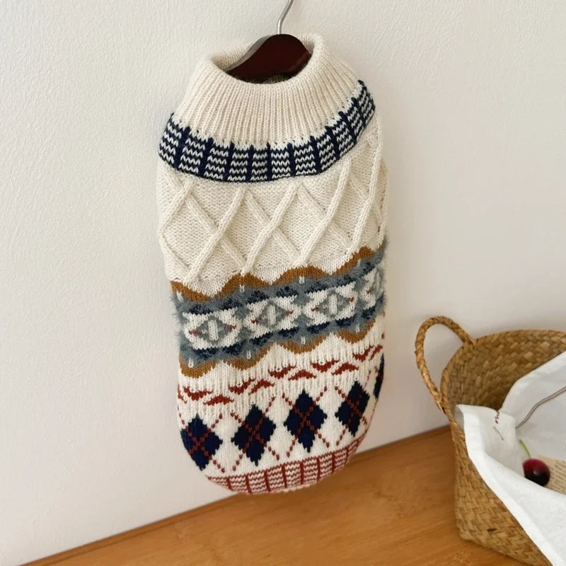 Pet Knitted Sweater for Yorkshire