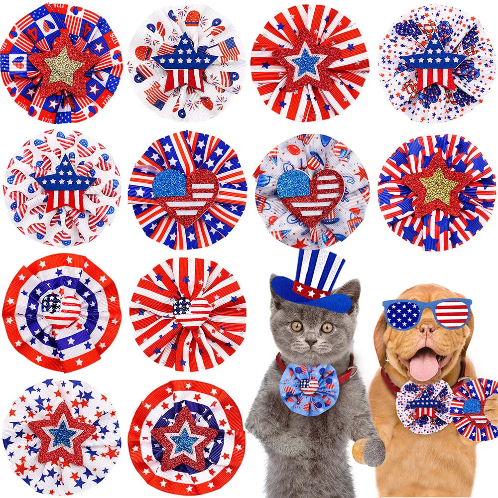 4th July Dog Bows