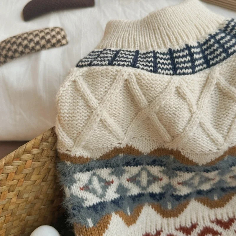 Pet Knitted Sweater for Yorkshire