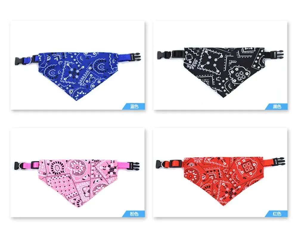 Dog Bandana Collar Scarf