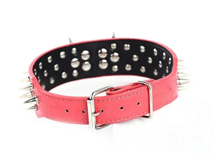 Domineering Spikes Dog Collars