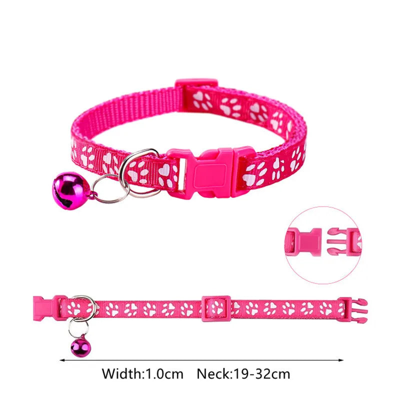 Personalized Designer Dog Collars with Bell