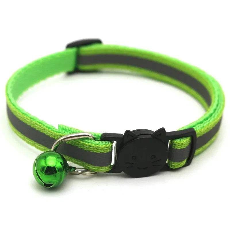 10Pcs Wholesale Collars With Bell Adjustable Necklace