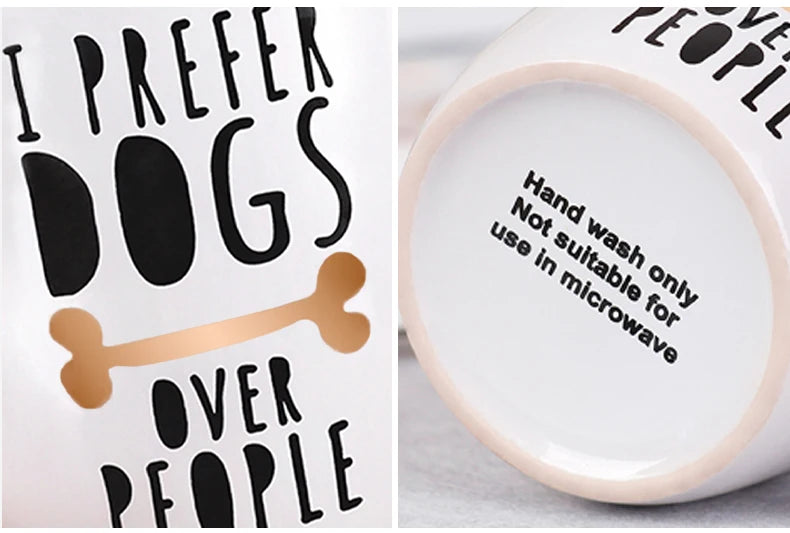 Ceramic Puppy Design Coffee Milk Cup