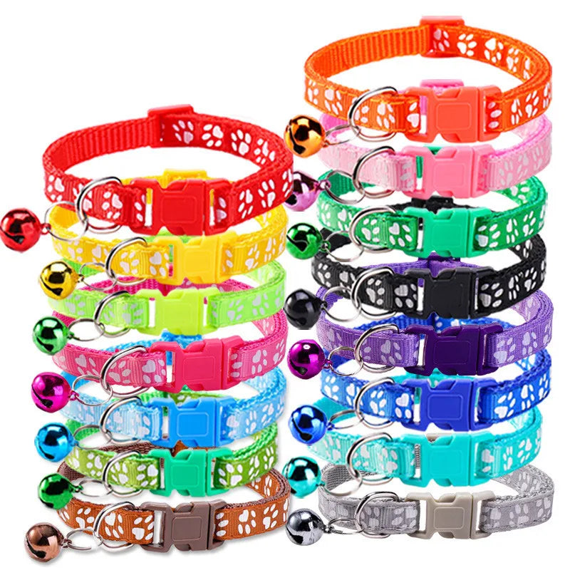 Personalized Designer Dog Collars with Bell