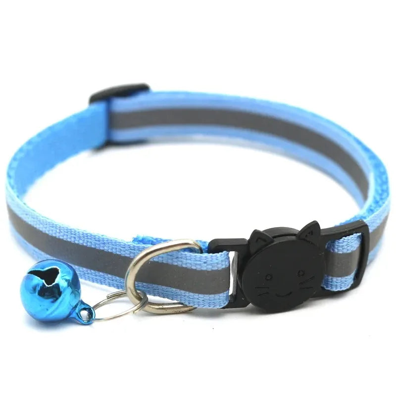 10Pcs Wholesale Collars With Bell Adjustable Necklace