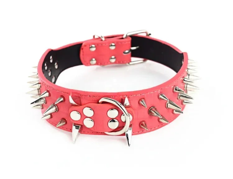 Domineering Spikes Dog Collars